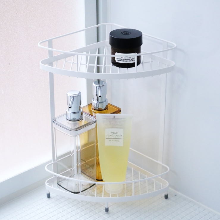 シャンプーラック ディスペンサースタンド Wコートコーナースタンド2段 | livingut | 詳細画像1 