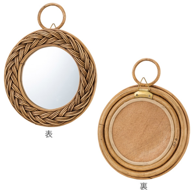 ミラー 幅22cm ラタン | livingut | 詳細画像3 