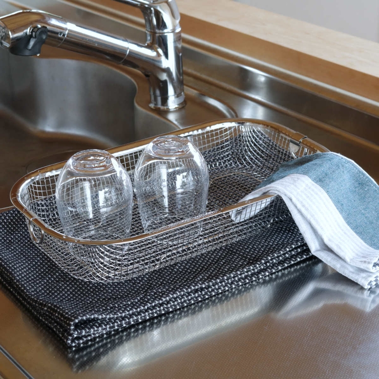 ビーワーススタイル すっきり暮らす水切りかご 浅型 | livingut | 詳細画像15 