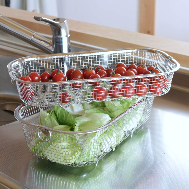 ビーワーススタイル すっきり暮らす水切りかご 浅型 | livingut | 詳細画像20 