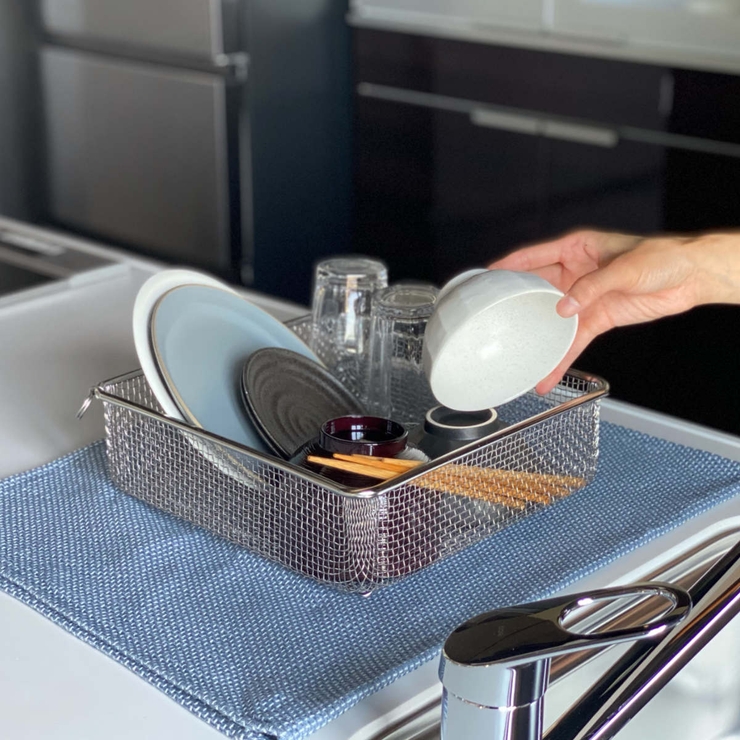 ビーワーススタイル すっきり暮らす水切りかご スクエアタイプ | livingut | 詳細画像14 