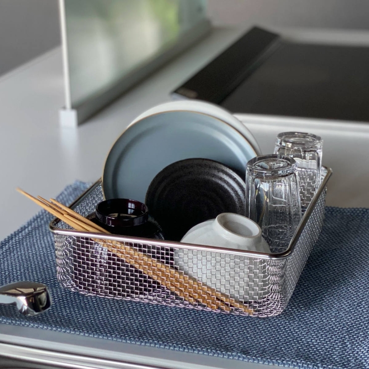 ビーワーススタイル すっきり暮らす水切りかご スクエアタイプ | livingut | 詳細画像18 