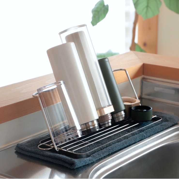 ビーワーススタイル すっきり暮らすジャグボトルスタンド 水切りラック | livingut | 詳細画像16 