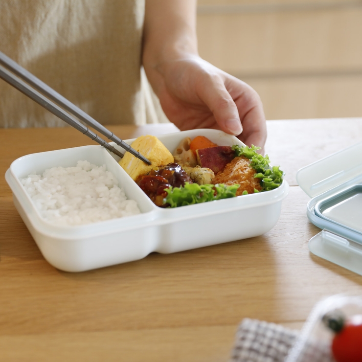 弁当箱 汁漏れしにくい弁当箱 抗菌ライスボーイ | livingut | 詳細画像3 