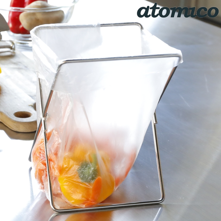 ポリ袋スタンド 開閉できるポリ袋スタンド 折りたたみ | livingut | 詳細画像1 