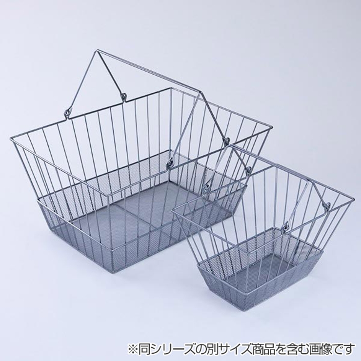 ワイヤーバスケット 持ち手付き 約 | livingut | 詳細画像6 