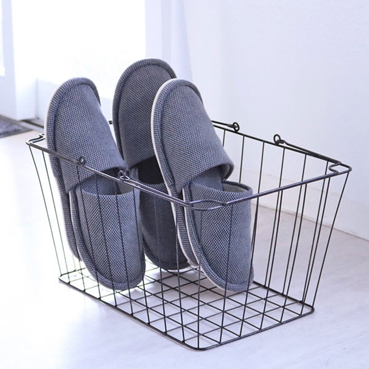 ワイヤーバスケット 持ち手付き 約 | livingut | 詳細画像7 