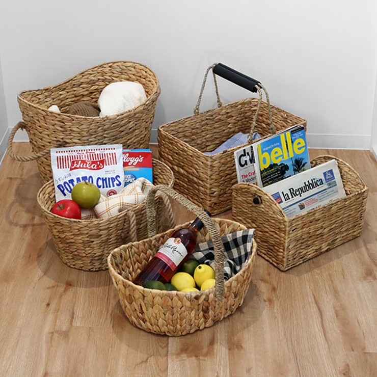 マガジンラック バスケット ウォーターヒヤシンス | livingut | 詳細画像18 