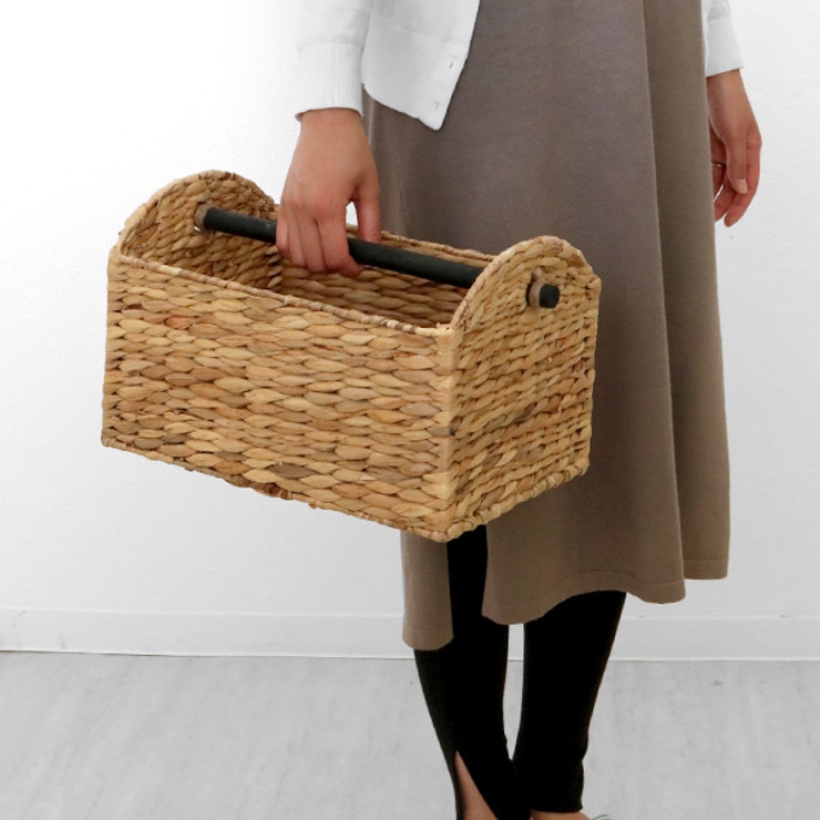 マガジンラック バスケット ウォーターヒヤシンス | livingut | 詳細画像7 