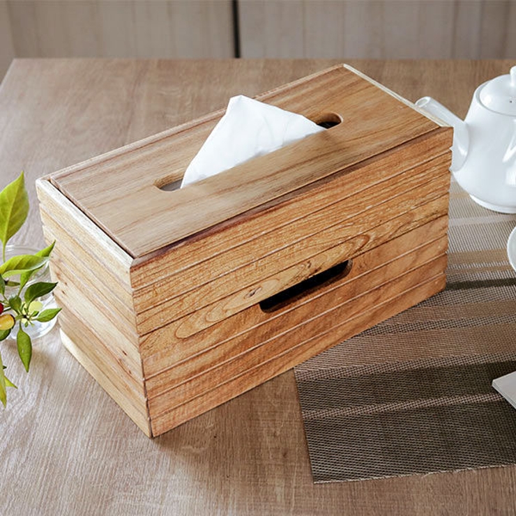 カリモク 木製小物 木製ティッシュケース カリモク 木製小物