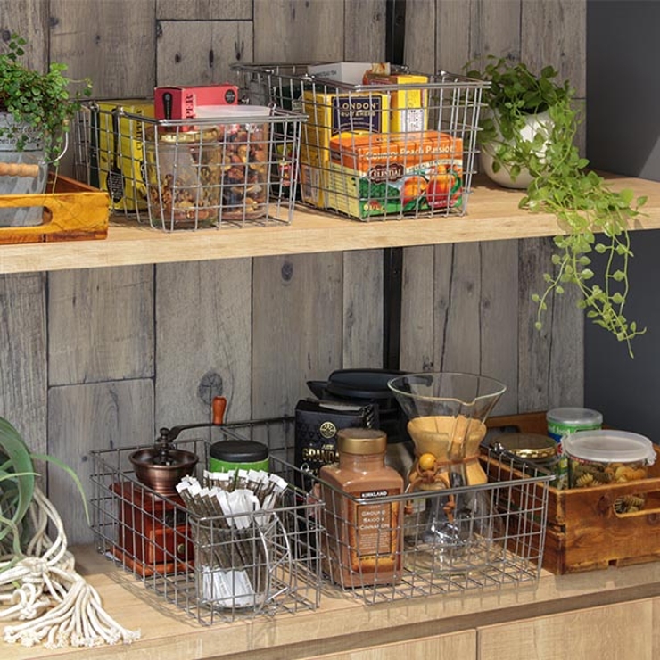 小物収納 ワイヤー収納BOX 幅36×奥行26×高さ12cm | livingut | 詳細画像13 