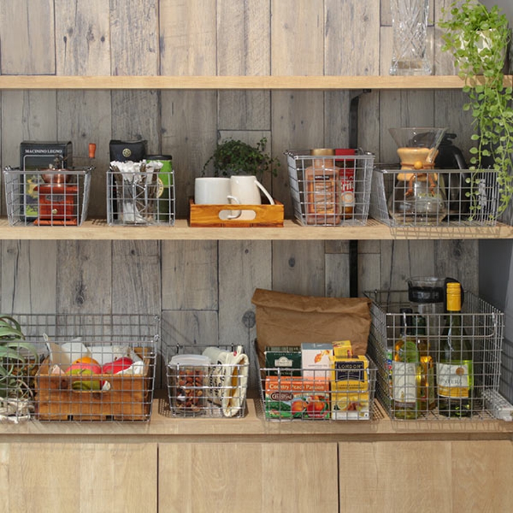 小物収納 ワイヤー収納BOX 幅36×奥行26×高さ12cm | livingut | 詳細画像6 