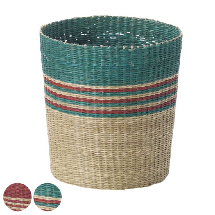 ゴミ箱 丸形 シーグラス | livingut | 詳細画像1 