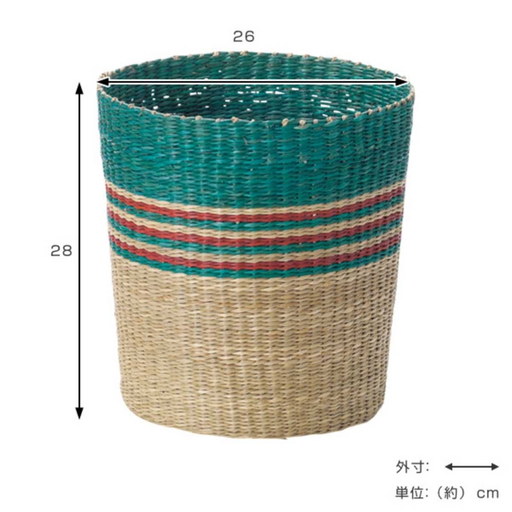 ゴミ箱 丸形 シーグラス | livingut | 詳細画像3 