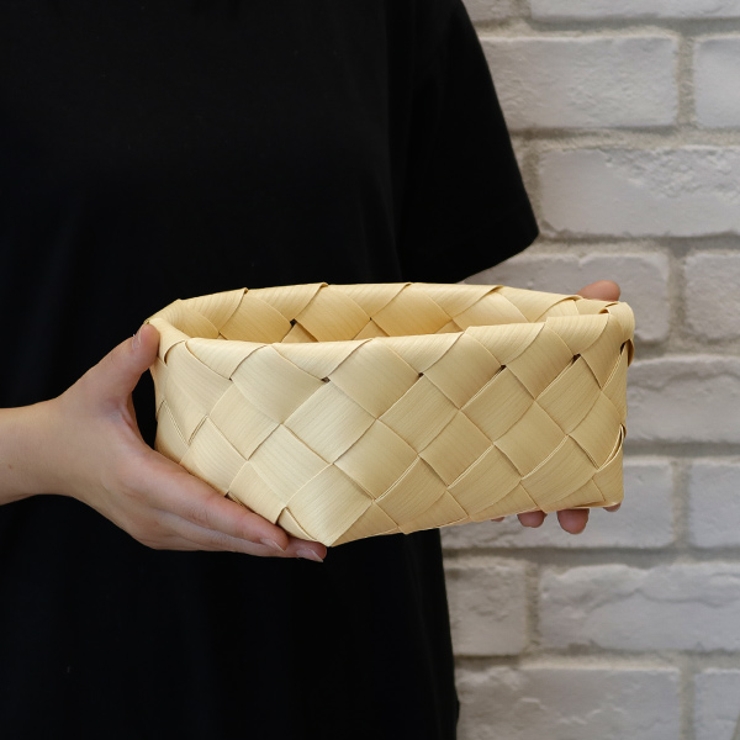 バスケット 幅26×奥行18×高さ10cm 洗える | livingut | 詳細画像6 