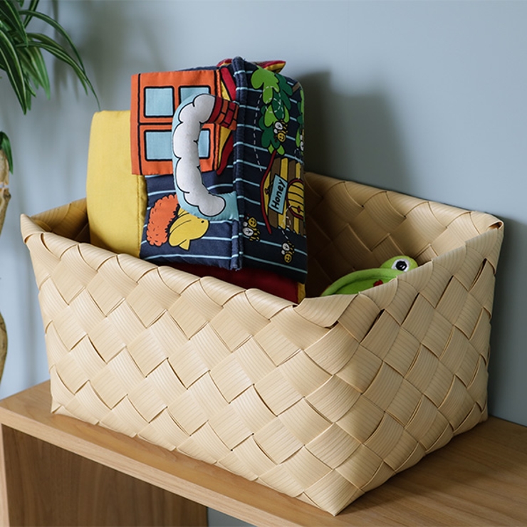 バスケット 幅37×奥行26×高さ19cm 洗える | livingut | 詳細画像12 