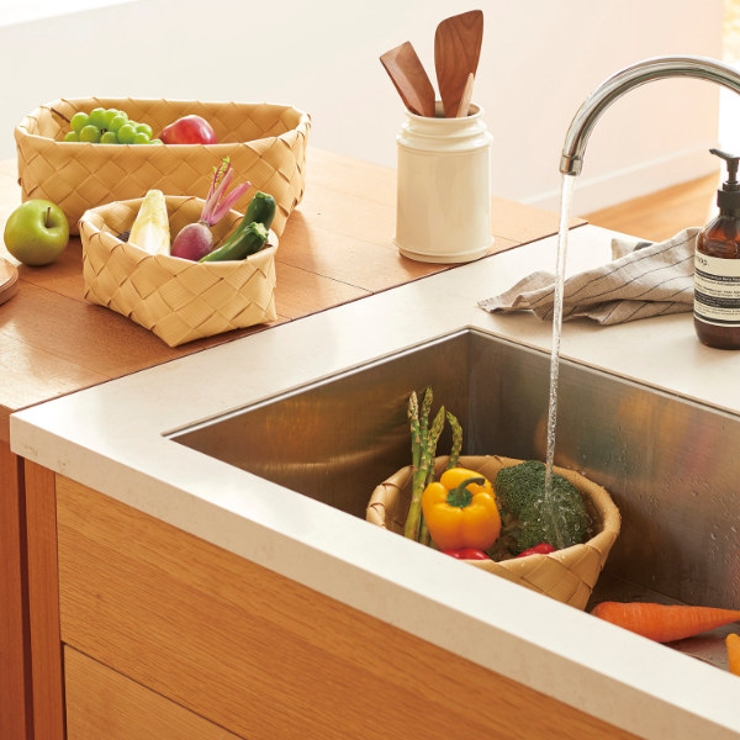 バスケット 幅37×奥行26×高さ19cm 洗える | livingut | 詳細画像20 