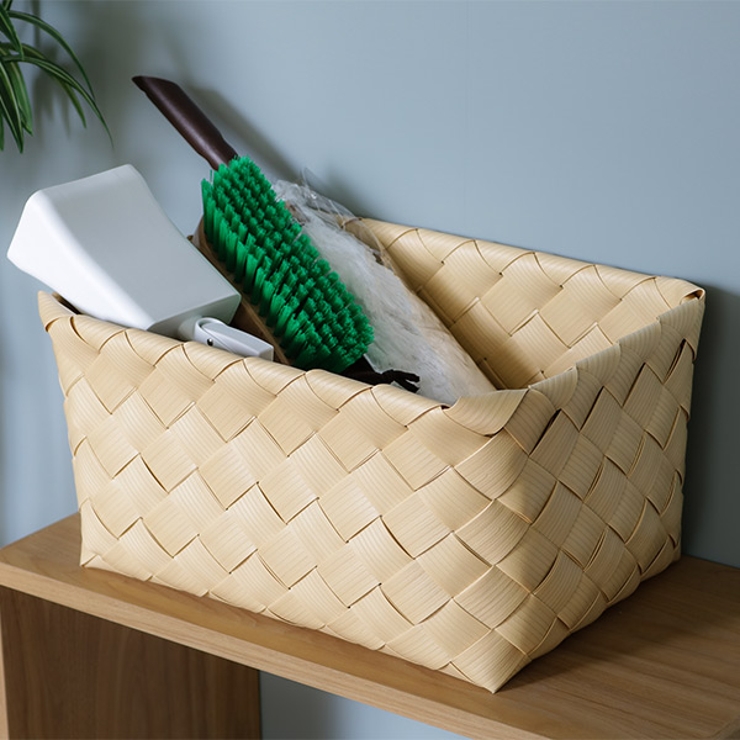 バスケット 幅37×奥行26×高さ19cm 洗える | livingut | 詳細画像10 