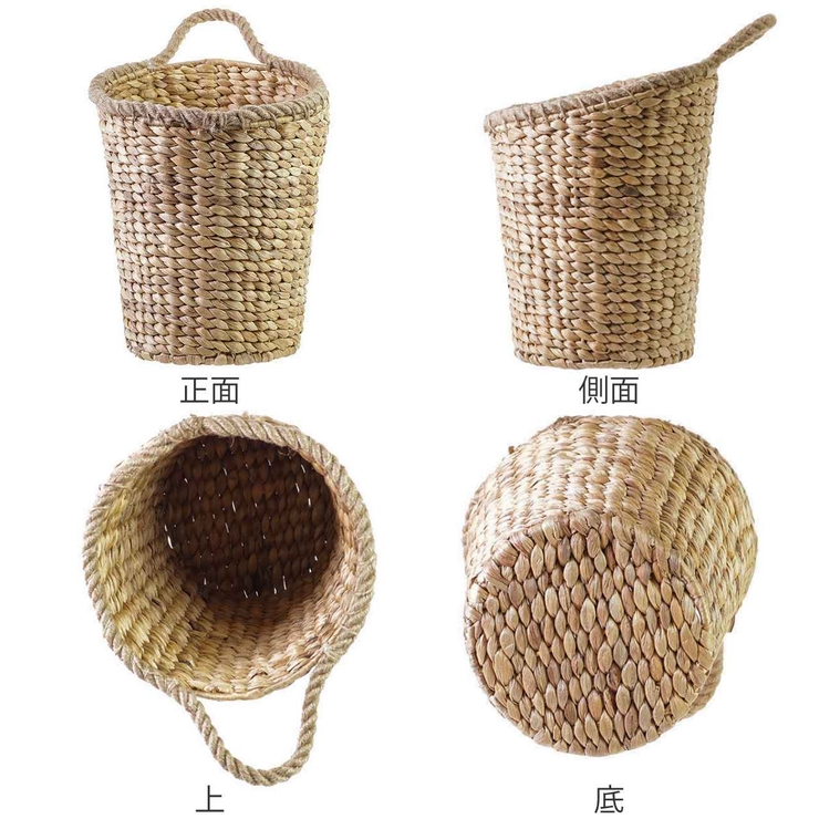 バスケット ロープハンドル ウォーターヒヤシンス | livingut | 詳細画像3 