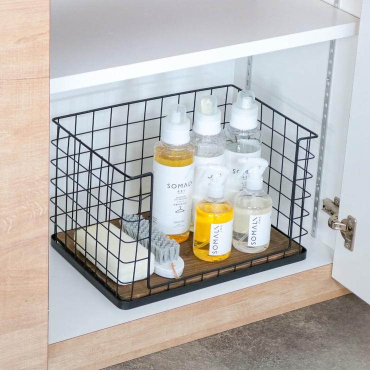 バスケット スタッキングワイヤー収納 深型 | livingut | 詳細画像10 