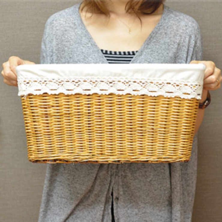 収納バスケット 天然素材 レース | livingut | 詳細画像4 