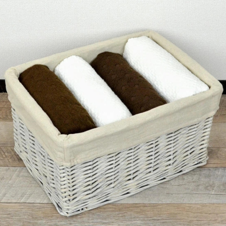 収納バスケット グレー柳 カラーボックス対応 | livingut | 詳細画像9 