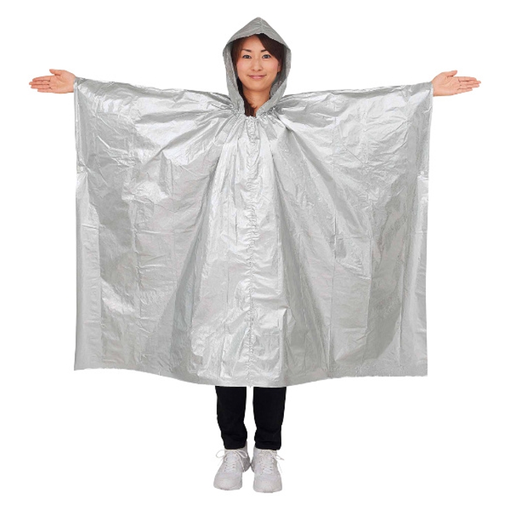 フード付アルミブランケット 防災用 緊急時用 | livingut | 詳細画像1 