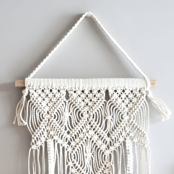 マクラメ ウォールタペストリー 高さ90cm | livingut | 詳細画像3 