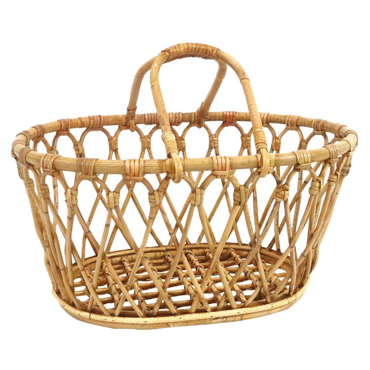 ユグラ オーバルバスケット ラタン | livingut | 詳細画像3 