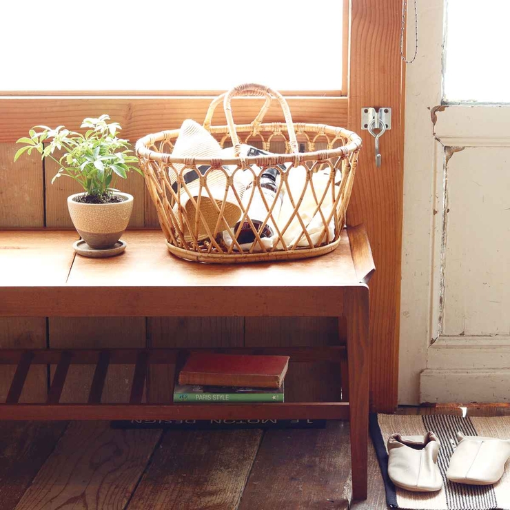 ユグラ オーバルバスケット ラタン | livingut | 詳細画像5 