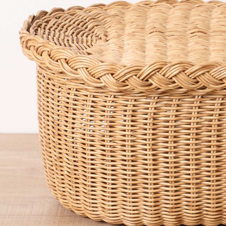 バスケット ユティルナイール ふた付バスケットL | livingut | 詳細画像14 