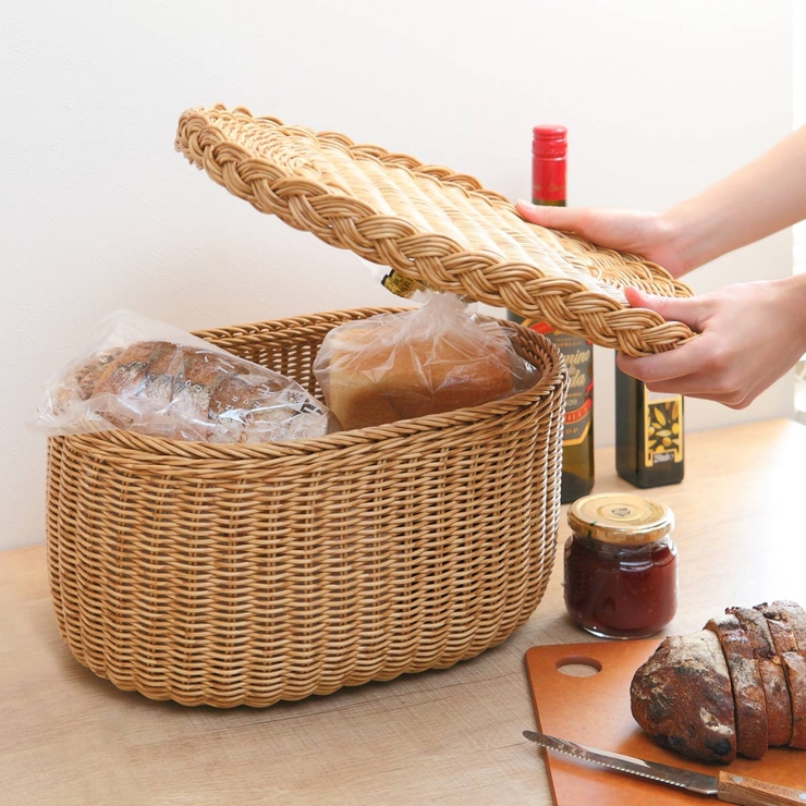 バスケット ユティルナイール ふた付バスケットL | livingut | 詳細画像16 