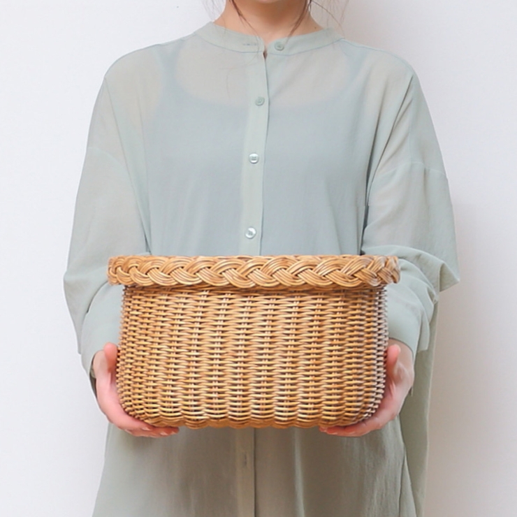 バスケット ユティルナイール ふた付バスケットS | livingut | 詳細画像5 