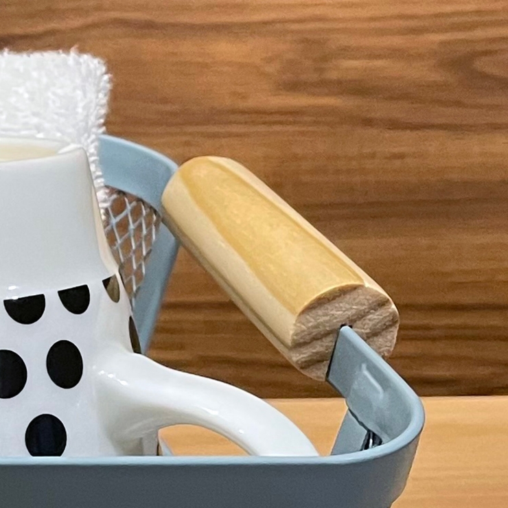 ウッドハンドルメッシュバスケット L リーニエ | livingut | 詳細画像7 