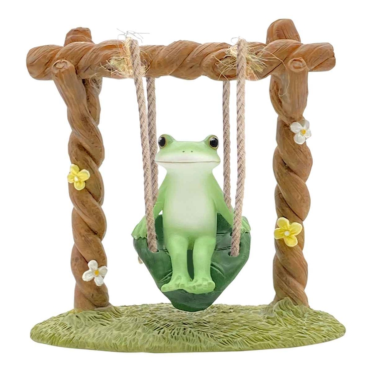 コポー ゆらゆら葉っぱのブランコ カエル | livingut | 詳細画像1 
