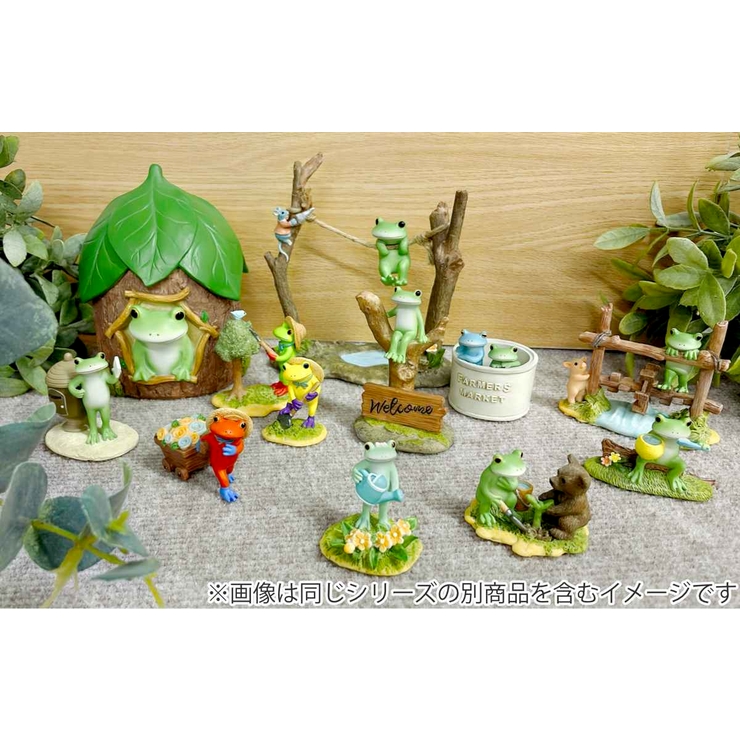 コポー キノコ傘の下でくつろぐトノくん カエル | livingut | 詳細画像3 