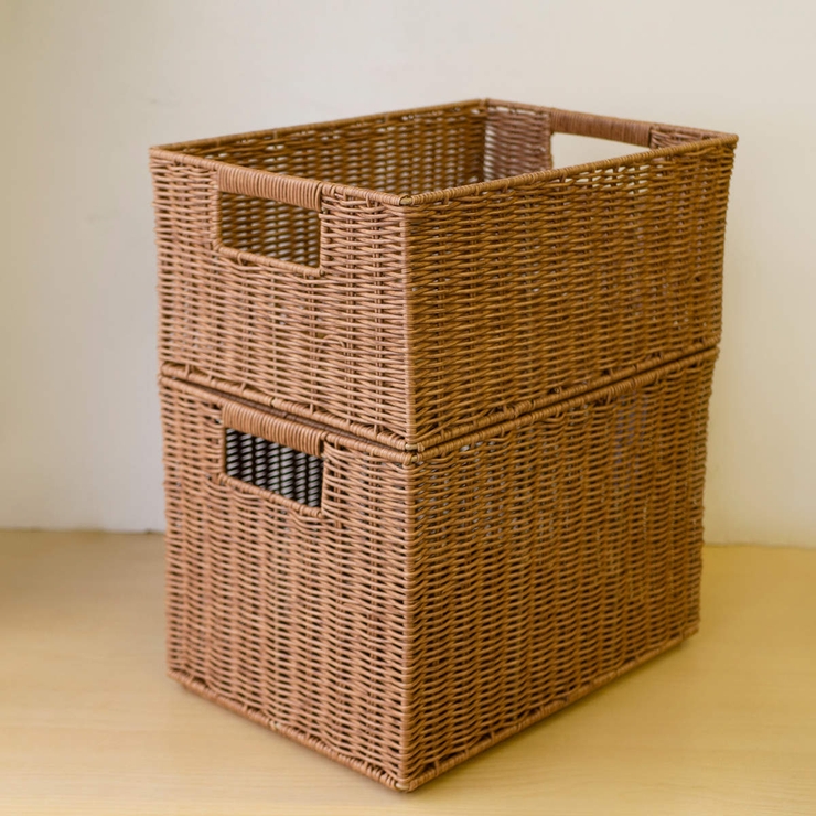 バスケット トークスタック PE柳 | livingut | 詳細画像3 