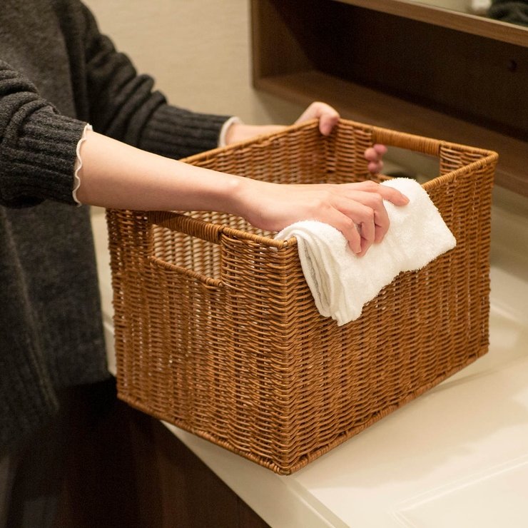 バスケット トークスタック PE柳 | livingut | 詳細画像8 