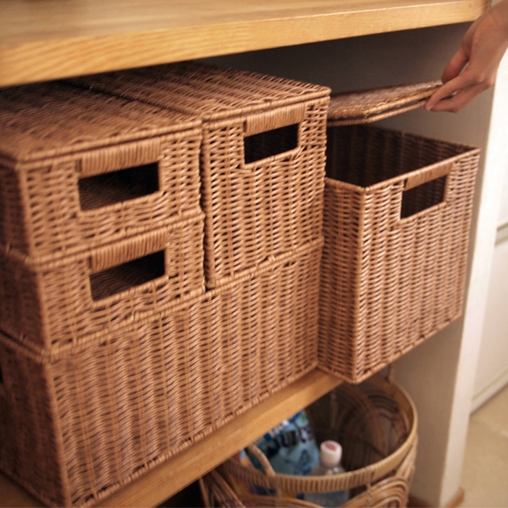 バスケット トークスタック PE柳 | livingut | 詳細画像6 