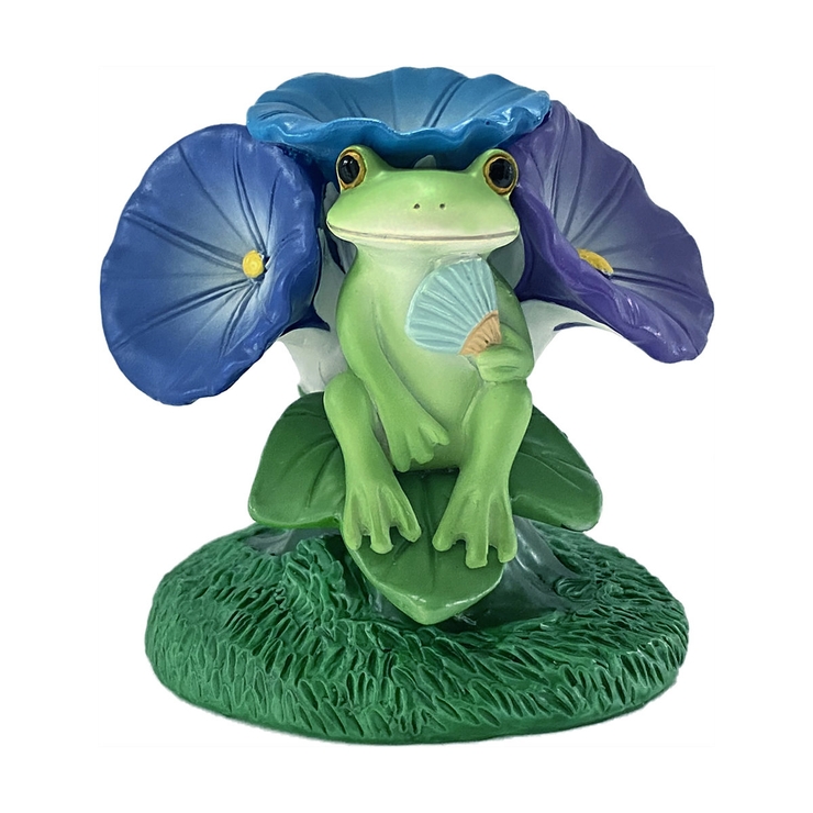 コポー 朝顔に囲まれるカエル カエル | livingut | 詳細画像1 