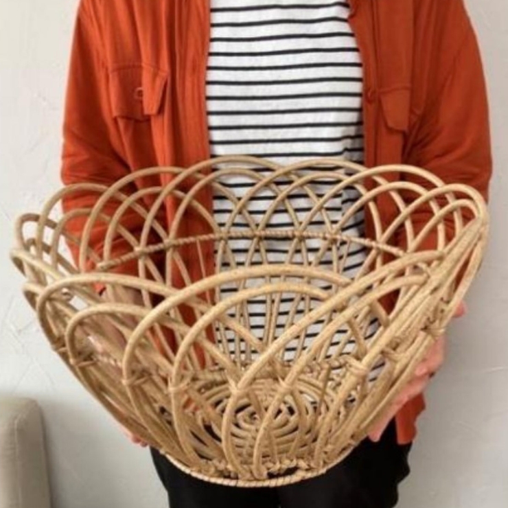 バスケット ブルーメ アラログバスケットL | livingut | 詳細画像3 