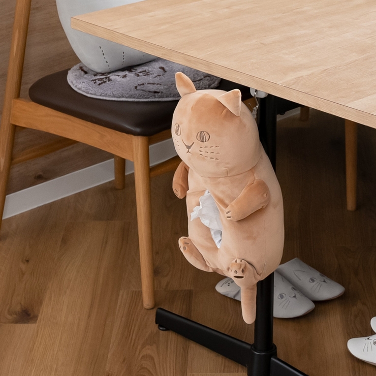 ティッシュケース にゃふにゃふ ネコ[品番：KRFH0049656]｜livingut