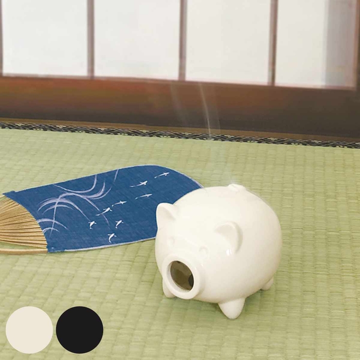 蚊遣り豚 ミニ 陶製 | livingut | 詳細画像1 