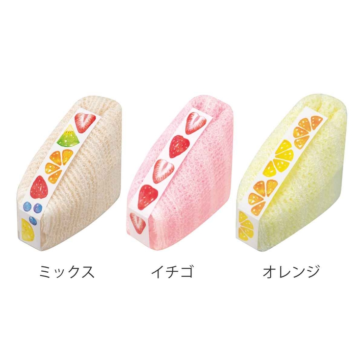 ボディタオル フルーツサンド 日本製 | livingut | 詳細画像2 