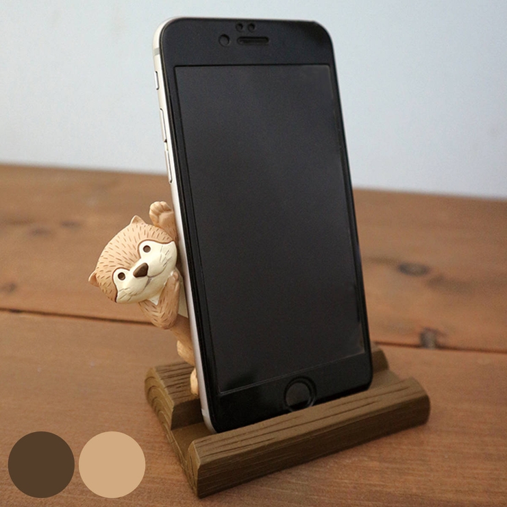 スマホスタンド ひょっこりカワウソスマホスタンド スマホホルダー | livingut | 詳細画像1 