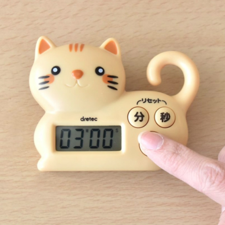 キッチンタイマー ねこタイマー マグネット付き | livingut | 詳細画像4 