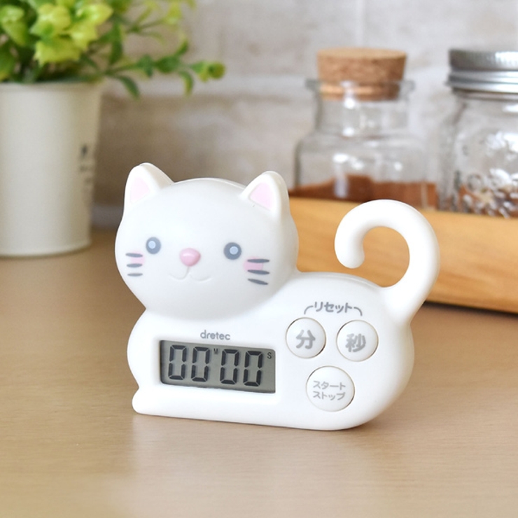 キッチンタイマー ねこタイマー マグネット付き | livingut | 詳細画像8 