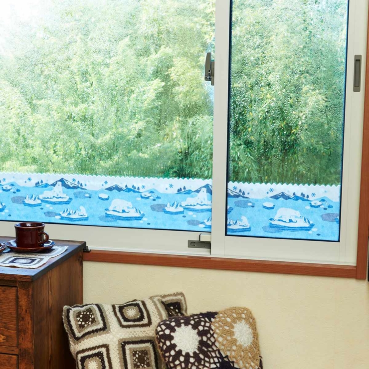 結露吸水テープ シロクマ＆ペンギン 幅16×長さ180cm | livingut | 詳細画像5 