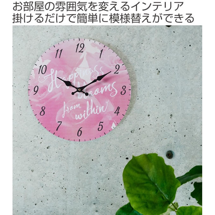 掛け時計 33cm ROSE | livingut | 詳細画像2 