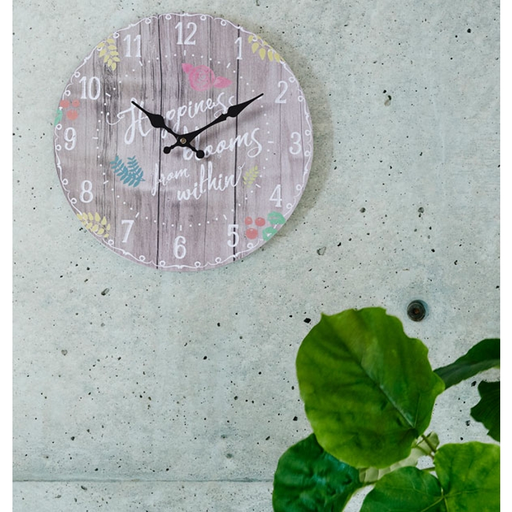 掛け時計 33cm WOOD | livingut | 詳細画像1 